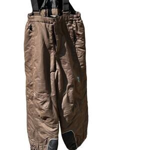 New 6-7 warm wind waterproof snow ski pants, brown